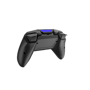 Bluetoote transparante zwarte afstandsbediening draadloze PS4-controller